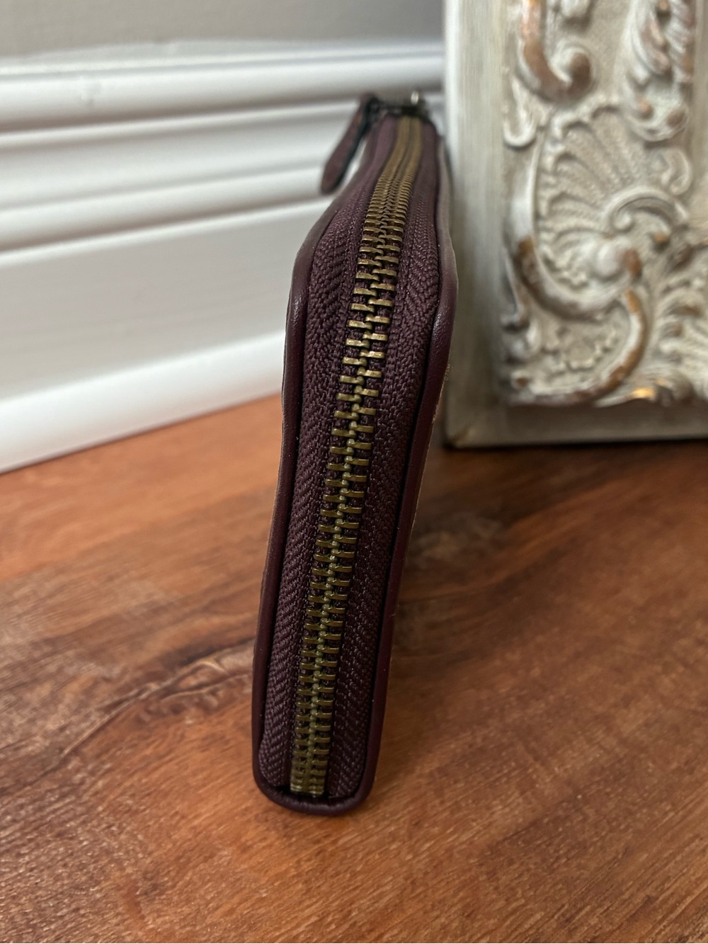 Coach L Zip Wallet In Signature Jacquard and Leather, Like New, 34790 - Picture 11 of 16